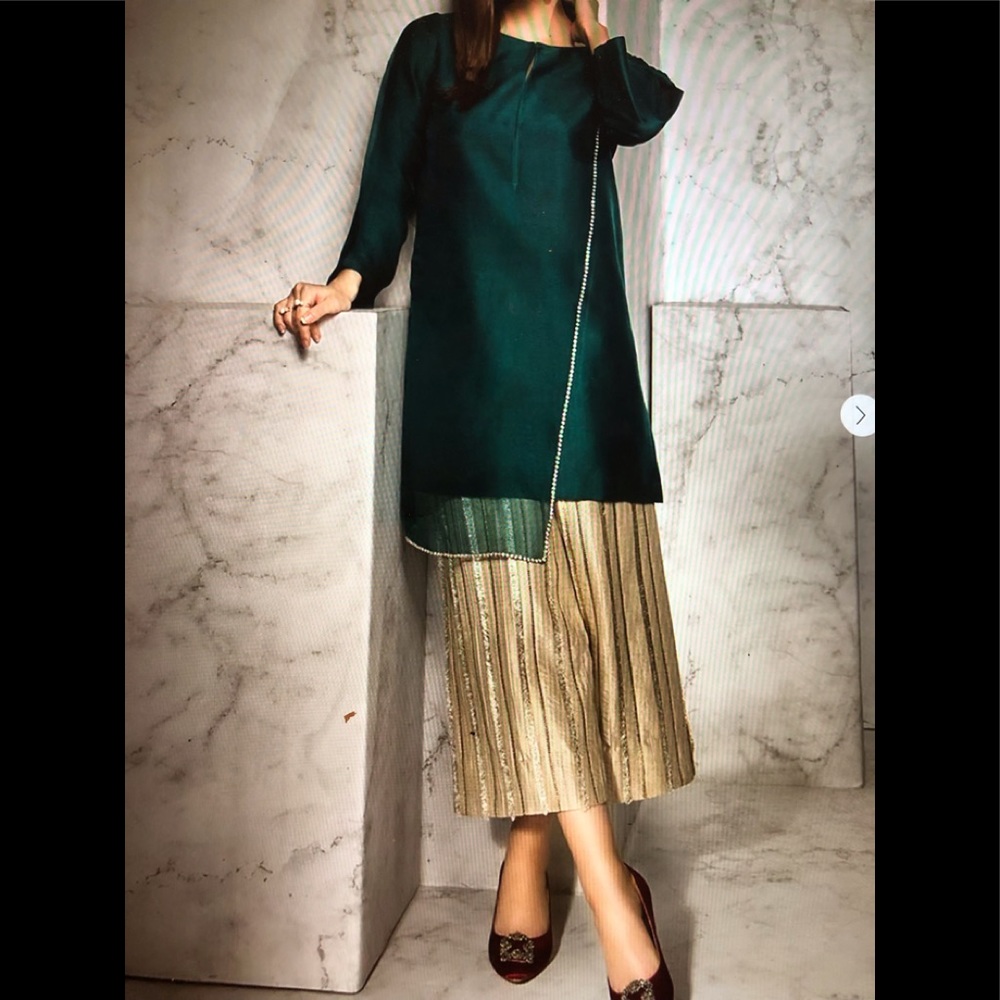 Gorgeous Pakistani designer dress W/ dupatta SZ M